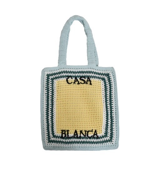 Casablanca（カサブランカ）の「COTTON CROCHET BAG（トートバッグ・メンズ・ブルー系その他・ONE SIZE）」の6枚目の写真
