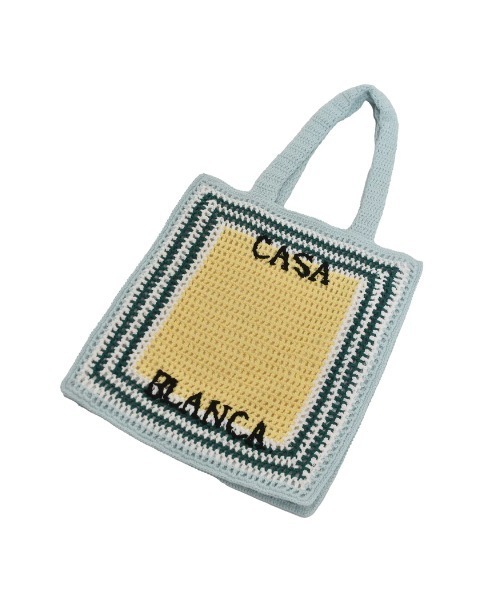 Casablanca（カサブランカ）の「COTTON CROCHET BAG（トートバッグ・メンズ・ブルー系その他・ONE SIZE）」の7枚目の写真