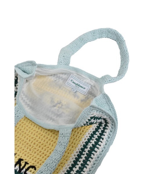 Casablanca（カサブランカ）の「COTTON CROCHET BAG（トートバッグ・メンズ・ブルー系その他・ONE SIZE）」の8枚目の写真