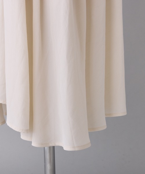 one after another NICE CLAUP（ワンアフターアナザーナイスクラップ）の「サイドリボンワンピース（ワンピース・レディース・アイボリー/ブラック/ピンクベージュ・SMALL/MEDIUM/LARGE）」の15枚目の写真
