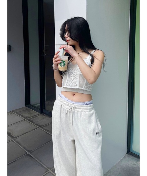 EVRIS（エヴリス）の「ラメニットビスチェ（キャミソール・レディース・ブルー/グレー/ブラック/イエロー/ホワイト・FREE）」の12枚目の写真