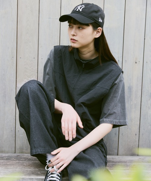 flaner（フラネ）の「Loose pigment logo tee / ルーズピグメントロゴT（Tシャツ/カットソー・レディース・ブラック/ネイビー/グレー・LARGE/MEDIUM）」の15枚目の写真