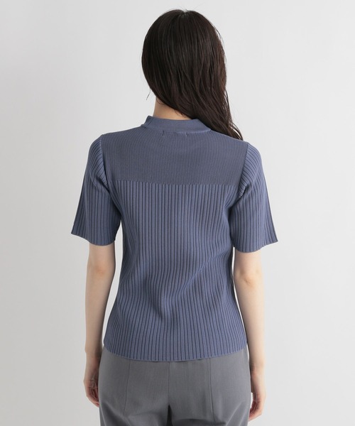 Andemiu（アンデミュウ）の「リブプチハイニット112962（ニット/セーター・レディース・ブラック/ホワイト/ブルー/グレー/グリーン・FREE）」の11枚目の写真