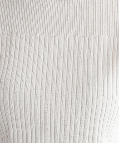 Andemiu（アンデミュウ）の「リブプチハイニット112962（ニット/セーター・レディース・ブラック/ホワイト/ブルー/グレー/グリーン・FREE）」の17枚目の写真