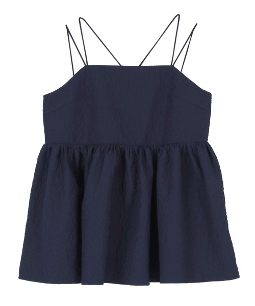 titivate(ティティベイト)の「フラワージャガードキャミソールトップス(キャミソール・レディース・ネイビー/ブラック/アイボリー・M)」の20枚目の写真