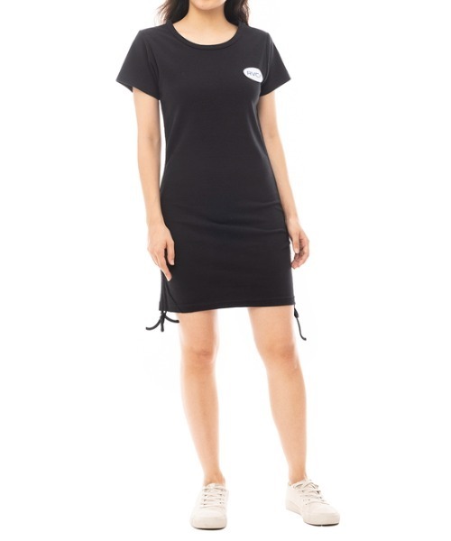 RVCA(ルーカ)の「RVCA レディース RVCA BORDER TEE OP ワンピース 【2024年春夏モデル】/ルーカワンピース(ワンピース・レディース・グリーン系その他/ブラック・MEDIUM/SMALL)」の10枚目の写真