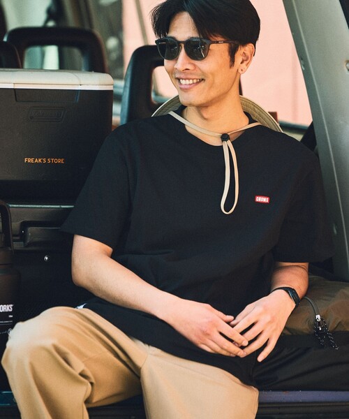 FREAK'S STORE(フリークスストア)の「限定展開 CHUMS×FREAK'S STORE/チャムス 別注 バックプリント クルーネックTシャツ/WHO IS BOOBY BIRD(Tシャツ/カットソー・メンズ・サックスブルー/ブラック/ホワイト/ベージュ・MEDIUM/LARGE/SMALL/X-LARGE)」の6枚目の写真