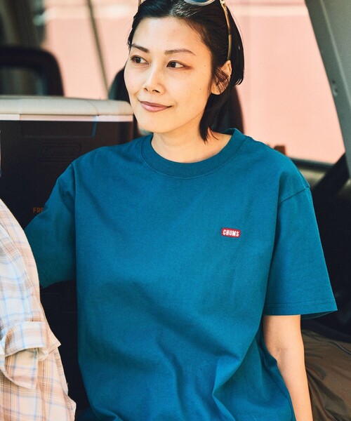 FREAK'S STORE(フリークスストア)の「限定展開 CHUMS×FREAK'S STORE/チャムス 別注 バックプリント クルーネックTシャツ/WHO IS BOOBY BIRD(Tシャツ/カットソー・メンズ・サックスブルー/ブラック/ホワイト/ベージュ・MEDIUM/LARGE/SMALL/X-LARGE)」の19枚目の写真