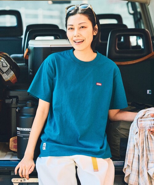 FREAK'S STORE(フリークスストア)の「限定展開 CHUMS×FREAK'S STORE/チャムス 別注 バックプリント クルーネックTシャツ/WHO IS BOOBY BIRD(Tシャツ/カットソー・メンズ・サックスブルー/ブラック/ホワイト/ベージュ・MEDIUM/LARGE/SMALL/X-LARGE)」の22枚目の写真