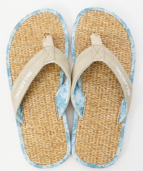 BILLABONG(ビラボン)の「BILLABONG メンズ TATAMI THONGS サンダル 【2024年春夏モデル】/ビラボン畳素材ビーサン(ビーチサンダル)(サンダル・メンズ・ブラウン/ブルー・27cm/26cm)」の6枚目の写真