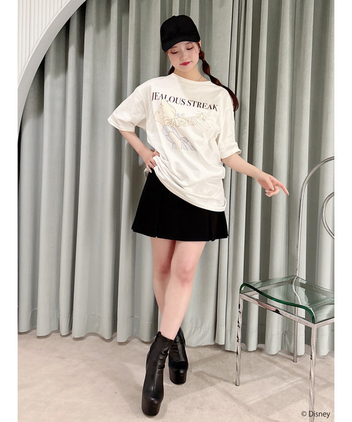 MIIA(ミーア)の「【Disney/ピーター・パン】グラフィックプリントビッグTシャツ(Tシャツ/カットソー・レディース・オフホワイト/ブラック・FREE)」の5枚目の写真