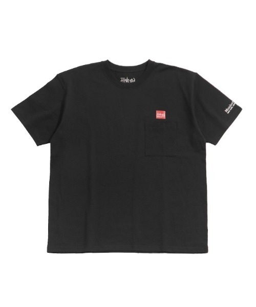 Manhattan Portage（マンハッタンポーテージ）の「Short Sleeve Print T-Shirt（Tシャツ/カットソー・メンズ・ブラック/レッド/ホワイト・SMALL/LARGE/MEDIUM/X-LARGE）」の3枚目の写真