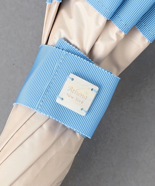 Athena New York(アシーナニューヨーク)の「【一部別注】<Athena New York>CAMILA 晴雨兼用 長傘(長傘・レディース・ライトブルー/ブラック・FREE)」の9枚目の写真