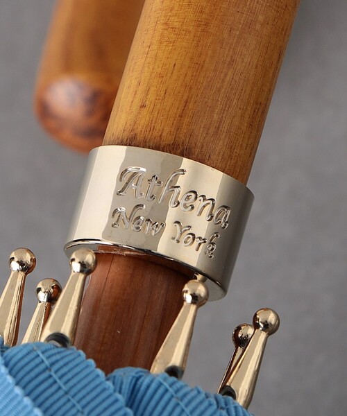 Athena New York(アシーナニューヨーク)の「【一部別注】<Athena New York>CAMILA 晴雨兼用 長傘(長傘・レディース・ライトブルー/ブラック・FREE)」の10枚目の写真