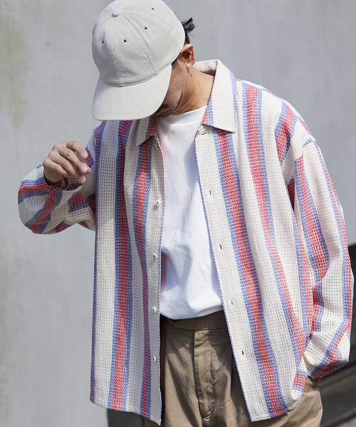 JOURNAL STANDARD relume(ジャーナルスタンダード レリューム)の「INDIA COTTON クロシェアミ レギュラーシャツ(シャツ/ブラウス・メンズ・レッド/グリーン/ブラック・LARGE/MEDIUM)」の22枚目の写真