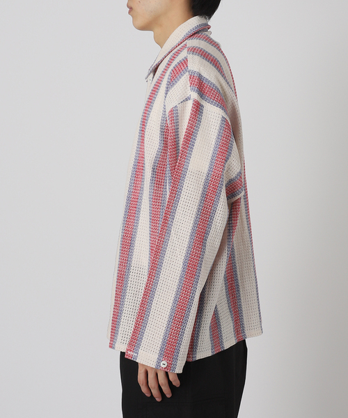 JOURNAL STANDARD relume(ジャーナルスタンダード レリューム)の「INDIA COTTON クロシェアミ レギュラーシャツ(シャツ/ブラウス・メンズ・レッド/グリーン/ブラック・LARGE/MEDIUM)」の16枚目の写真
