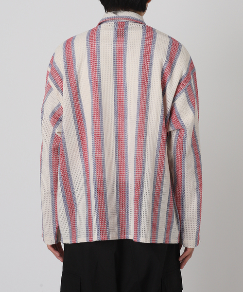JOURNAL STANDARD relume(ジャーナルスタンダード レリューム)の「INDIA COTTON クロシェアミ レギュラーシャツ(シャツ/ブラウス・メンズ・レッド/グリーン/ブラック・LARGE/MEDIUM)」の15枚目の写真
