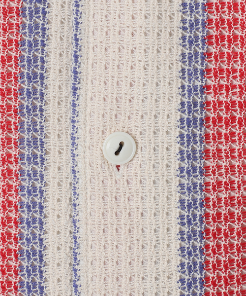 JOURNAL STANDARD relume(ジャーナルスタンダード レリューム)の「INDIA COTTON クロシェアミ レギュラーシャツ(シャツ/ブラウス・メンズ・レッド/グリーン/ブラック・LARGE/MEDIUM)」の9枚目の写真
