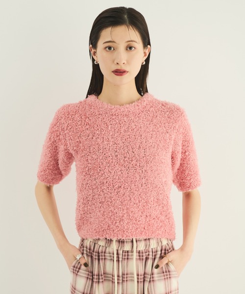 MERLOT(メルロー)の「リボンヤーンカラープルオーバー(Tシャツ/カットソー・レディース・ピンク/ミント/ブルー/アイボリー/その他・FREE)」の21枚目の写真