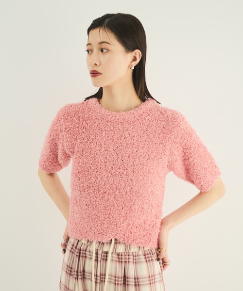 MERLOT(メルロー)の「リボンヤーンカラープルオーバー(Tシャツ/カットソー・レディース・ピンク/ミント/ブルー/アイボリー/その他・FREE)」の22枚目の写真