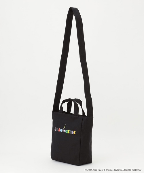 LA BAGAGERIE（ラバガジェリー）の「BARBAPAPA×LA BAGAGERIE   バーバパパコラボ　2WAYバッグ　Ｓ（エコバッグ/サブバッグ・レディース・ネイビー/ナチュラル/ブラック・FREE）」の7枚目の写真