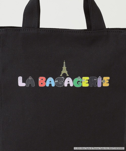 LA BAGAGERIE（ラバガジェリー）の「BARBAPAPA×LA BAGAGERIE   バーバパパコラボ　2WAYバッグ　Ｓ（エコバッグ/サブバッグ・レディース・ネイビー/ナチュラル/ブラック・FREE）」の5枚目の写真