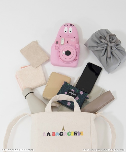 LA BAGAGERIE（ラバガジェリー）の「BARBAPAPA×LA BAGAGERIE   バーバパパコラボ　2WAYバッグ　Ｓ（エコバッグ/サブバッグ・レディース・ネイビー/ナチュラル/ブラック・FREE）」の8枚目の写真
