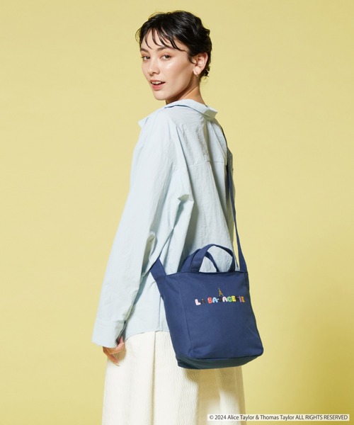 LA BAGAGERIE（ラバガジェリー）の「BARBAPAPA×LA BAGAGERIE   バーバパパコラボ　2WAYバッグ　Ｓ（エコバッグ/サブバッグ・レディース・ネイビー/ナチュラル/ブラック・FREE）」の10枚目の写真