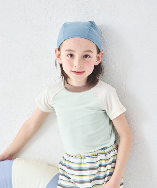 水着・ラッシュガード OMMO TUCK CAMI SWIM WEAR フィットネス水着 水着 メンズ ラッシュガード 上下セット 長袖