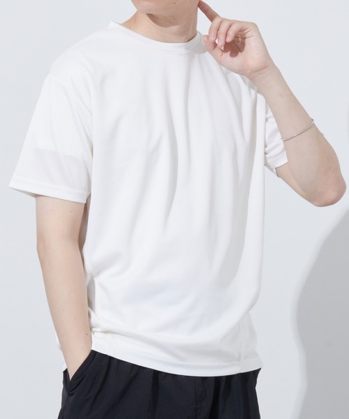 Anchor Smith(アンカー スミス)の「DRY吸水速乾メッシュ デザインアソート半袖Tシャツ(Tシャツ/カットソー・メンズ・ホワイト/レッド系2/イエロー系/ブルー系4/オレンジ系/ネイビー系/ブルー系2/ブルー系/ネイビー系2/ブルー系3/チャコール/ホワイト系3/ホワイト系2/ホワイト系/ホワイト系5/ホワイト系4/ブラック系/ホワイト系6/ブラック系2/ブラック系4/ブラック系3/グレー系2/グレー系/ネイビー/グレー/オレンジ/ブルー・LL/M/L)」の3枚目の写真