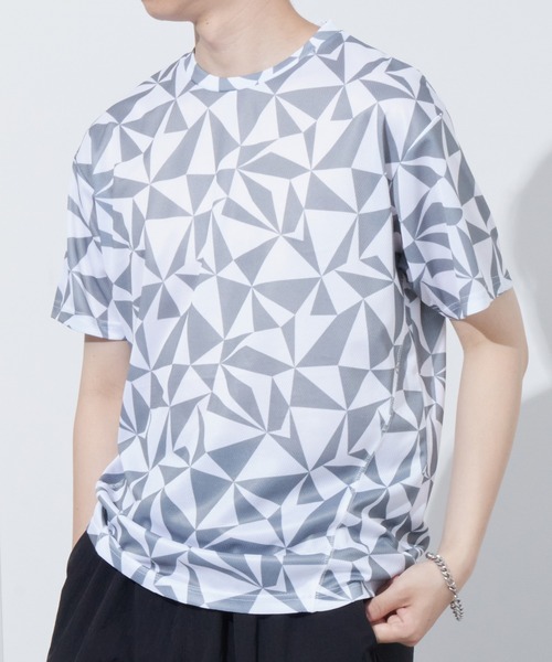 Anchor Smith(アンカー スミス)の「DRY吸水速乾メッシュ デザインアソート半袖Tシャツ(Tシャツ/カットソー・メンズ・ホワイト/レッド系2/イエロー系/ブルー系4/オレンジ系/ネイビー系/ブルー系2/ブルー系/ネイビー系2/ブルー系3/チャコール/ホワイト系3/ホワイト系2/ホワイト系/ホワイト系5/ホワイト系4/ブラック系/ホワイト系6/ブラック系2/ブラック系4/ブラック系3/グレー系2/グレー系/ネイビー/グレー/オレンジ/ブルー・LL/M/L)」の7枚目の写真