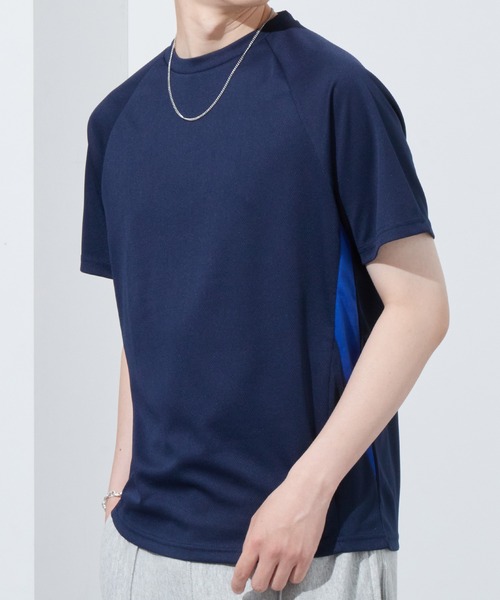 Anchor Smith(アンカー スミス)の「DRY吸水速乾メッシュ デザインアソート半袖Tシャツ(Tシャツ/カットソー・メンズ・ホワイト/レッド系2/イエロー系/ブルー系4/オレンジ系/ネイビー系/ブルー系2/ブルー系/ネイビー系2/ブルー系3/チャコール/ホワイト系3/ホワイト系2/ホワイト系/ホワイト系5/ホワイト系4/ブラック系/ホワイト系6/ブラック系2/ブラック系4/ブラック系3/グレー系2/グレー系/ネイビー/グレー/オレンジ/ブルー・LL/M/L)」の19枚目の写真