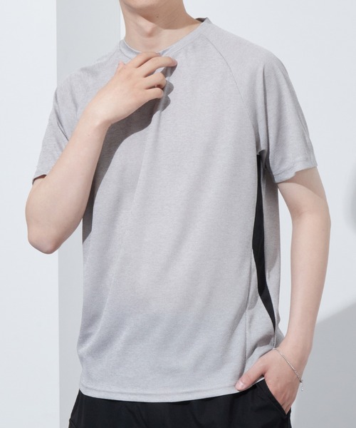 セール】DRY吸水速乾メッシュ デザインアソート半袖Tシャツ（T
