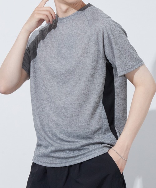 Anchor Smith(アンカー スミス)の「DRY吸水速乾メッシュ デザインアソート半袖Tシャツ(Tシャツ/カットソー・メンズ・ホワイト/レッド系2/イエロー系/ブルー系4/オレンジ系/ネイビー系/ブルー系2/ブルー系/ネイビー系2/ブルー系3/チャコール/ホワイト系3/ホワイト系2/ホワイト系/ホワイト系5/ホワイト系4/ブラック系/ホワイト系6/ブラック系2/ブラック系4/ブラック系3/グレー系2/グレー系/ネイビー/グレー/オレンジ/ブルー・LL/M/L)」の13枚目の写真