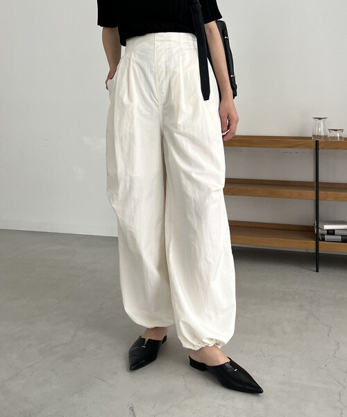 CAPRICIEUX LE'MAGE（カプリシューレマージュ）の「パラシュートパンツ（その他パンツ・レディース・ブラック/ホワイト・38/36）」の3枚目の写真