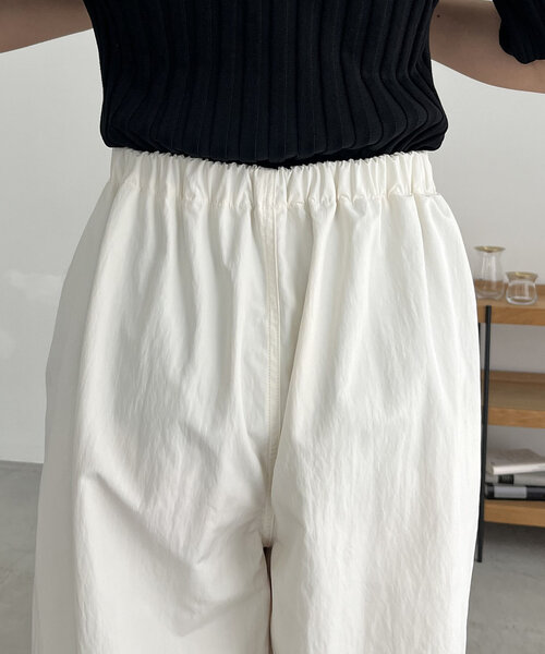 CAPRICIEUX LE'MAGE（カプリシューレマージュ）の「パラシュートパンツ（その他パンツ・レディース・ブラック/ホワイト・38/36）」の14枚目の写真