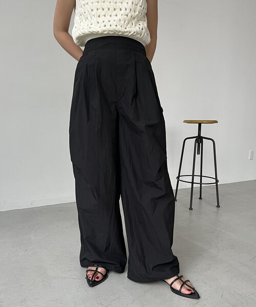 CAPRICIEUX LE'MAGE（カプリシューレマージュ）の「パラシュートパンツ（その他パンツ・レディース・ブラック/ホワイト・38/36）」の22枚目の写真