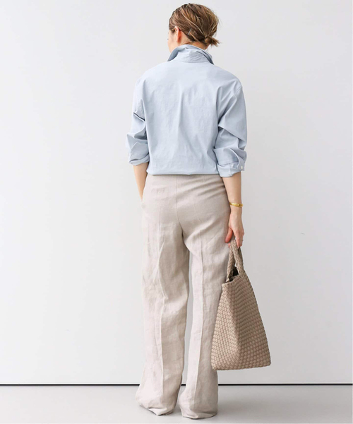 Deuxieme Classe（ドゥーズィエムクラス）の「*OGLINEN タックパンツ（その他パンツ・レディース・アイボリー・34/36/38）」の9枚目の写真