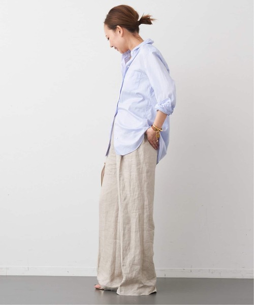Deuxieme Classe（ドゥーズィエムクラス）の「*OGLINEN タックパンツ（その他パンツ・レディース・アイボリー・34/36/38）」の11枚目の写真