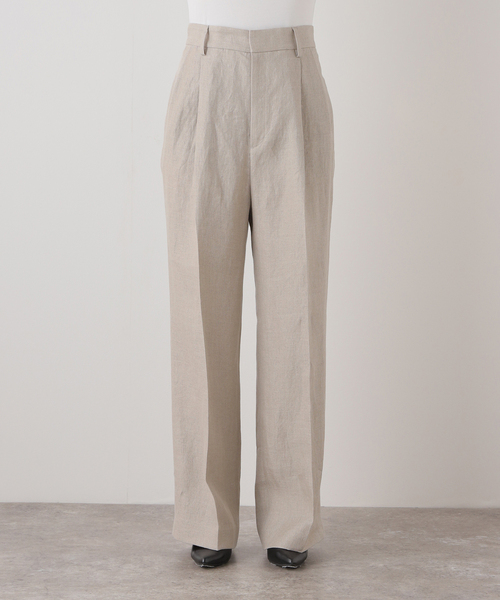 Deuxieme Classe（ドゥーズィエムクラス）の「*OGLINEN タックパンツ（その他パンツ・レディース・アイボリー・34/36/38）」の12枚目の写真