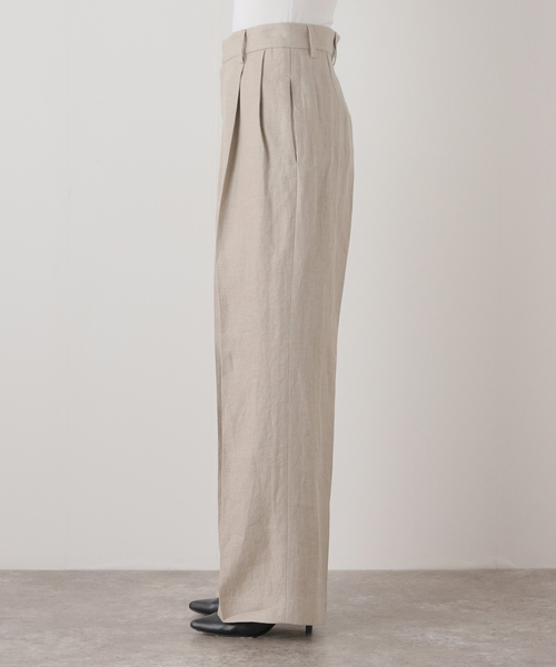 Deuxieme Classe（ドゥーズィエムクラス）の「*OGLINEN タックパンツ（その他パンツ・レディース・アイボリー・34/36/38）」の14枚目の写真
