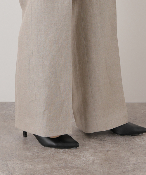 Deuxieme Classe（ドゥーズィエムクラス）の「*OGLINEN タックパンツ（その他パンツ・レディース・アイボリー・34/36/38）」の20枚目の写真
