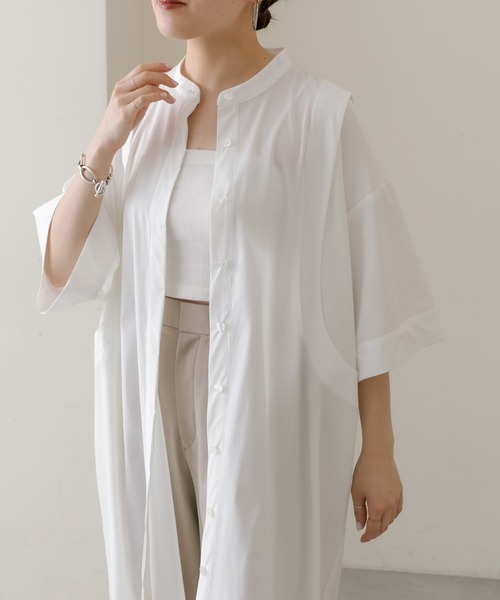 ear PAPILLONNER（イアパピヨネ）の「《手洗い可/速乾》袖メッシュ