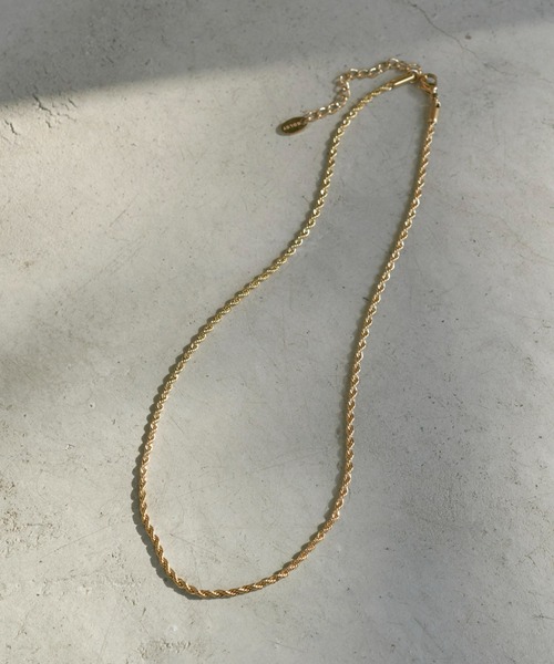 GOLDY（ゴールディ）の「【金属アレルギー軽減】ロープ チェーン ステンレス ネックレス（ネックレス・レディース・シルバー系1/ゴールド系1/シルバー系2/ゴールド系2・FREE）」の19枚目の写真
