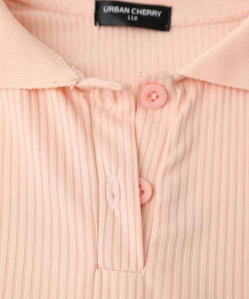 URBAN CHERRY（アーバンチェリー）の「襟付きノースリーブリブトップス（その他トップス・キッズ・ピンク/グリーン・110cm/120cm/130cm/140cm）」の18枚目の写真