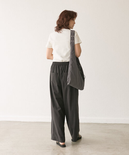 RIVE DROITE(リヴドロワ)の「イージートラックパンツ(その他パンツ・レディース・ブラック/ベージュ・38/36)」の6枚目の写真