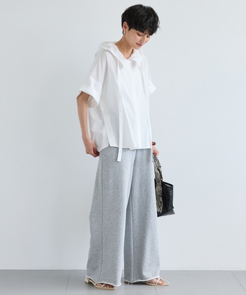 BARNYARDSTORM(バンヤードストーム)の「BARNYARDSTORM / フーディーシャツ(シャツ/ブラウス・レディース・ブルー/ホワイト・FREE)」の16枚目の写真