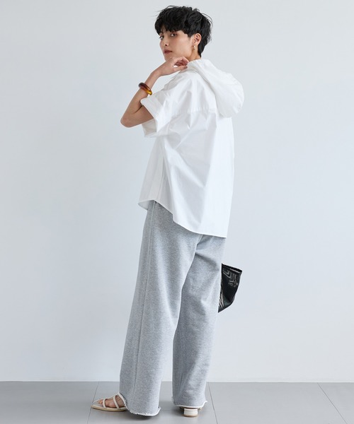 BARNYARDSTORM(バンヤードストーム)の「BARNYARDSTORM / フーディーシャツ(シャツ/ブラウス・レディース・ブルー/ホワイト・FREE)」の15枚目の写真