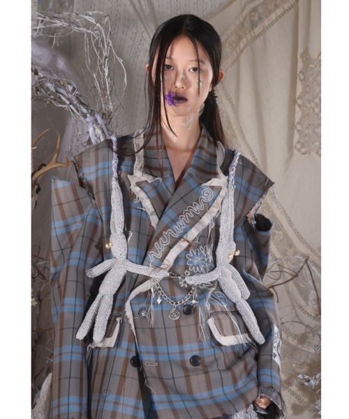 ジャケット・アウター ruru rurumu:（ルルムウ）の「rurumu:/ルルムウ/Ainsel embroidery