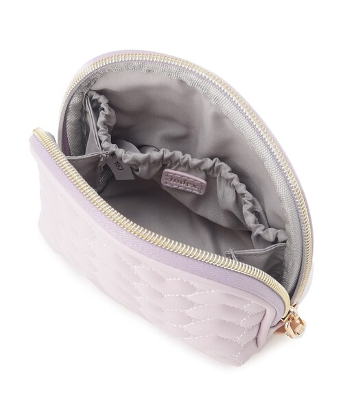 index（インデックス）の「◆ハートキルティングポーチ（ポーチ・レディース・ベビーピンク/グリーン系/オフホワイト・00）」の10枚目の写真